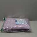 DREAMCARE Full Size Sheets Set - 4 Pcs Cooling Bed Sheets with Up to 15" Deep Pockets - Soft, Long-Lasting 100% Brushed Polyester with Side Pocket (Lavender)