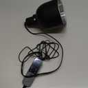 DXOPHIEX 5.5inch deep Reptile Light Fixture Reptile Heat lamp with Thermostat, max 100W Fixture with 100W Ceramic Heat Emitter for Turtle, Frog, Gecko, Snake, Lizard, Bearded Dragon