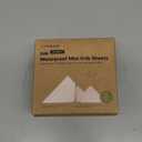 2-Pack Waterproof Pack and Play Sheets, Mini Crib Sheets Fitted for Boy, Girl - 38 x 26 Viscose from Bamboo Pack N Play Mattress Sheets for Graco, Toddler Playard Baby Crib Sheets Neutral (Mist Rose)