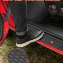 SUPAREE Door Sill Guards Kit fits JL Wrangler with Logo 1941, Black Rubber Door Entry Guards fits 2018-2025 Jeep JLU JT 4-Door Accessories Parts Door Sill Guard Protector, 4pcs/Set