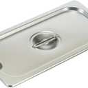 Winco 1/3 Slotted Pan Cover, Medium, 2 Pac