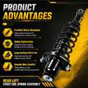 Rear Strut Coil Spring Assembly Compatible with Corolla 09-13 | Left