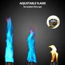Powerful Propane Torch Gun, Cooking Torch with One-Touch Max Fire, Adjustable Culinary Torch for Searing Steak, Sous Vide, BBQ and Campfire Starter, Gold & Black(Tank Not Included)