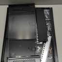 6U Wall Mount Network Server Cabinet with Glass Door, Locks, Removable Side Panels, for IT Equipment, A/V Devices, Black