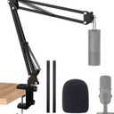 SUNMON SoloCast 2 Mic Arm with Pop Filter Windscreen - Gaming Microphone Stand Compatible with SoloCast 2, Mic Stand with Foam Cover