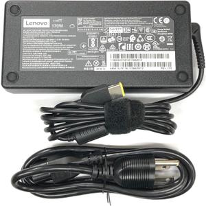 Lenovo 170W Replacement Slim AC Adapter for: Lenovo ThinkPad W540 W550s ThinkPad E440 E450 E555 S431 T540p X240 X250 Yoga 15 (S5) P/N 4X20E50574 ADL170NLC3A 36200321 45N0487 ADL170NLC2A