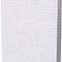 Amazon Basics Quad-Ruled Graph Paper Pad with Sturdy Back, Perforated, 8.5" x 11.75", White, 100 Sheets/Pad, 2-Pack