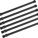 Cupboard Bars Tension Rods, 6 Pack Spring Loaded Curtain Rods 12 to 20 Inches Steel Adjustable Tension Curtain Rod Shower Rod Closet Rod Window Rods (Black, 12-20 in-2Pcs)