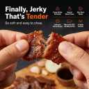 Golden Island Korean BBQ Pork Jerky - (2 Pack) 9 oz Resealable Bag - Fire-Grilled Specialty Meat Snack - Sweet & Savory Protein Snack - 7g Protein per Serving - Made with 100% All-Natural Pork (EXP 01/16/27)