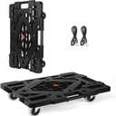 2 Pcs Large Flat Dolly, 1760 Lbs Capacity Moving Dolly Heavy Duty Furniture Dolly 4 Wheels Rectangle Multifunctional Mover Carrier for Piano Furniture Couch Washing Machine Fridge Heavy Items