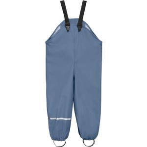 CeLaVi European Kids Wind, Mud, Snow and Waterproof Rain Pants Dungarees Unlined and Fleece Lined for Boys Girls (5T, Misty Rose-lined)