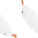 PATIKIL 165mm / 6.5" Diameter Metal Ceiling Hole Cover Plate, 2 Pcs Downlight Hole Trim Wall Mount Decorative Cap Access Panel for 4.9-6.3inch Round Ceiling and Wall Openings, Matte White