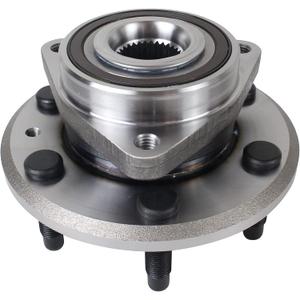 MACEL 513277 Wheel Bearing and Hub Assembly Front/Rear for 08-17 Buick Enclave, 09-17 Chevy Traverse, 07-16 GMC Acadia, 07-10 Saturn Outlook 6 Lugs w/ABS