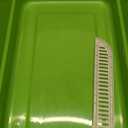 Extea Large Cat Litter Box with High Sides,Cat Boxes for Indoor Cats,Cat Litter Pan for Kitty,Litter Box with Low Entry,Easy to Clean,Anti-Splashing,23.6" x15.7" x6.2" (Green)