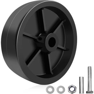 6-Inch Boat Trailer Jack Wheel Replacement Trailer Tongue Jack Wheel Hitch Utility Replacement Parts Jack Wheel 1200lb Capacity