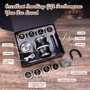 Electric Whiskey Smoker Kit, Cocktail Smoker Kit with Whiskey Stones & 8 Flavors Wood Chips, Drink Bourbon Old Fashioned Smoker Kit, Whiskey Gifts for Men, Dad, Husband, Boss, Boyfriend