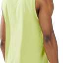 NORTHYARD Men's Athletic Workout Tank Top Running Gym Sleeveless Shirts Quick Dry Lightweight Training Sport Muscle Tank (Yellow, XXXL)