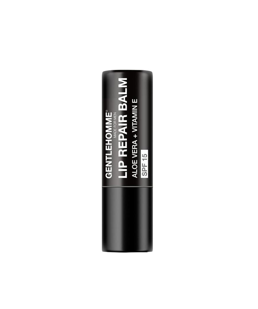 Lip Repair Balm - Men’s Lip Balm with SPF 15 - With Aloe Vera & Vitamin E - Repair & Hydrate Dry, Cracked, Chapped Lips - Long-Lasting Moisture - Clear Balm - Lip Care - Vegan - 1 Pack