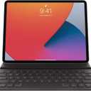 Apple Smart Keyboard Folio: iPad Keyboard case for iPad Pro 12.9inch (3rd, 4th, 5th, 6th Generation), Two Viewing Angles, Front and Back Protection, US English - Black (Swiss)