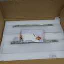 Black Wall Sconce Set of 2, Bubble Glasses & Metal Frame,8W Wall Lighting Fixtures for Bedroom Living Room Porch(Black,2pcs)