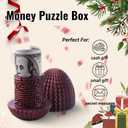 Maze Egg Money Puzzle Gift Box: - Secret Cash Holder & Surprise Gift Container for Easter, Birthday, Wedding - Fun Brain Teaser Toy for Kids & Adults