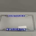 NCAA License Plate Frame Silver
