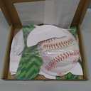 Containlol 9 Pcs Baseball Party Decorations Baseball Table Honeycomb Centerpieces Table Toppers for Sports Themed Birthday Party Supplies