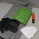 Ainiv Jigsaw Puzzle Mat Roll Up 2000 Pieces, 47 x 31.5 Portable Felt Puzzles Board with 4 Sorting Trays & Travel Storage Bag, Jigsaw Saver Pad Keeper for Adults Teens, Gray (Grey)