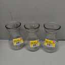 Glass Vase Clear 3 Pack