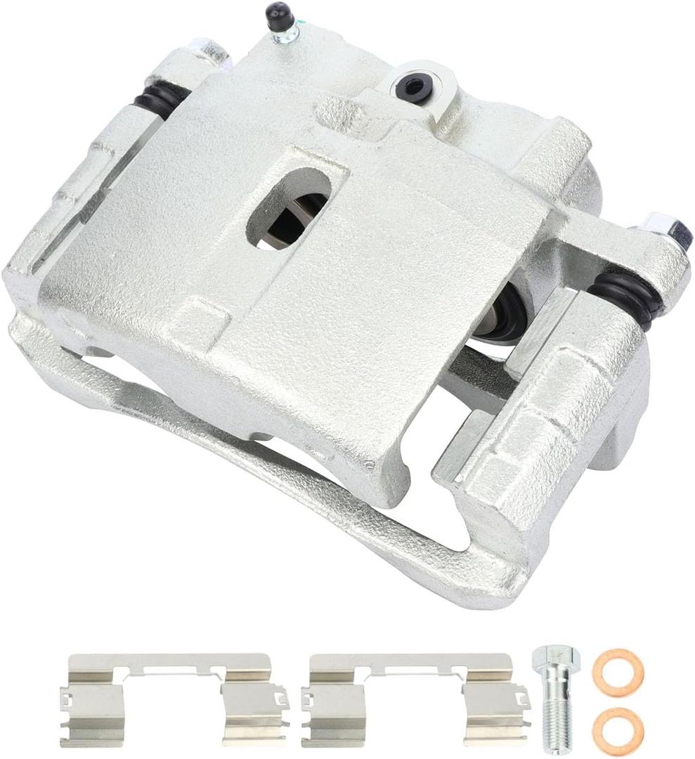Cciyu Front Left Disc Brake Caliper Assembly w/Bracket 18-B4729 For Cadillac 2002-2006, Chevy 1999-2013, GMC 1999-2013, Hummer 2003-2009