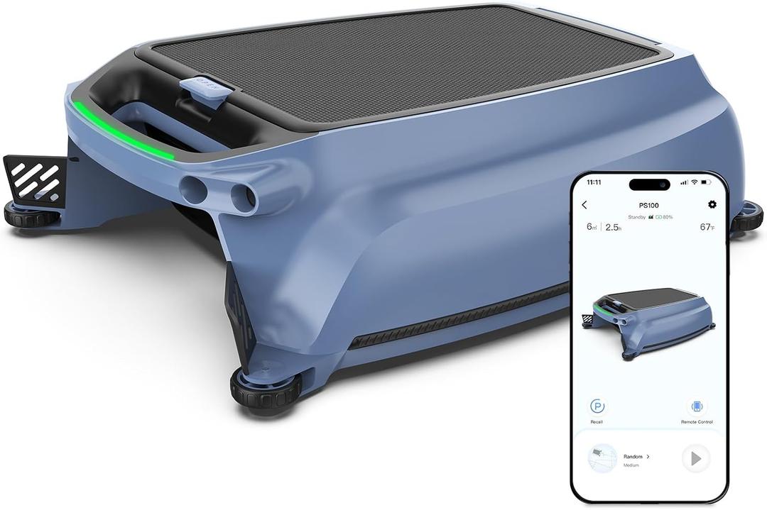 Solar Pool Skimmer Robot for Leaves, Debris Cleaning
2.5hr DC fast charge or 5-6hr solar charge, both run 20hrs. 6L capacity. Smart app & auto-return.