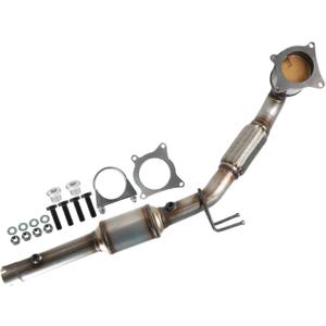 Catalytic Converter Pipe Fit for Volkswagen Jetta 2006-2007, For Volkswagen EOS 2007-2008, Compatible with Audi A3 2006-2008 2.0L OE# 642007
