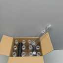 Pellah PET Plastic Bottles and caps,12 Oz 375 ml, With Screw Closures Lids And Black Heat Shrink Seals, For Hot Sauce Wine Alcohol Juice