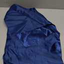 Shawls and Wraps for Evening Dresses Satin Women Long Scarf Wedding Guest Shawl (79x28 inches, Navy)