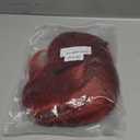 MYQUEEN Red Wig 26 Inch Long Wavy Wig for Women Synthetic Lace Front Wig Curly Wavy Natural Looking Middle Part Glueless Wig for Daily Party Holloween Cosplay Use