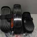 Under Desk Elliptical Machine, Upgraded 6 Adjustable Resistance &15 Speeds Electric Elliptical Leg Exerciser while Sitting for Seniors with Forward & Reverse Direction, Touch Screen and Remote Control