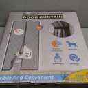 Magnetic Thermal Insulated Door Curtain, Fits Door Size 38" x 82",Durable Oxford Cloth&Thicken Polyester Fiber Fill, Efficient Temperature Control, Durable Construction, Soundproof and Windproof (Dark Gray)