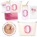 Teen Girl Gifts Trendy Stuff, Easter Birthday Gifts for Teen Girls Personalized Monogrammed Pink Gifts for Women Initial O Christmas Valentines Day Ideas Present