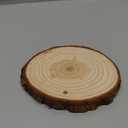 Fuyit Natural Wood Slices 30 Pcs 2.8-3.1 Inches Craft Wood Kit Unfinished Predrilled with Hole Wooden Circles Tree Slices for Arts and Crafts Christmas Ornaments DIY Crafts