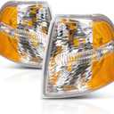 For 2002 03 2004 Ford Explorer Pair Park/Signal Lights Driver and Passenger Side Unitpark/signal combination to 12/22/03 FO2520167 FO2521167 - replaces 1L2Z13201AA 1L2Z13200AA