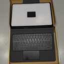 Folio Touch Keyboard Case for Samsung Galaxy Tab A9+/A11+ 11 inch - Slim Wireless Smart Touch Trackpad Keyboard Folio Tablet Cover - Backlit Keyboard with Kickstand for Tab A9 Plus 11" 2023 Black