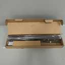 5/8 Diameter Bronze Curtain Rods 30-90 Inch, for 30-84 Inch Windows, Adjustable Splicing Antique Bronze Curtain Rods for Windows with Brackets, Window Rod Long Small Dark Brown Curtains Rod