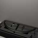 Half Moon Light - 23 inch LED Lash Lamp for Eyelash Extensions for Tattoo Artists, Nail Tech, Esthetician - Cool, Warm Lamp with Adjustable Brightness & Height (Black)