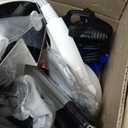 Standing Garment Steamer Professional Steamer for Clothes 25s Fast Heat-up with Rotating Ironing Head 1.6L/54 fl.oz Water Tank, Self-cleaning Function, Foldable Ironing Board, Ironing Gloves (White)