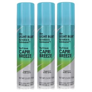 Parfums De Coeur Capri Breeze Fragrance Deodorant Body Spray for Women, 2.5 Ounce (3)