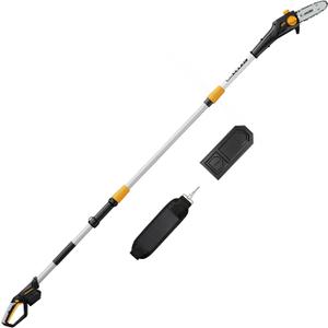 HEINPRO Cordless Pole Saw 8-Inch Compatible with Dewalt 20V MAX Battery, Electric Pole Saws for Tree Trimming Battery Powered, Extension Up to14.2-Feet Pole Chainsaw (Battery not Included)