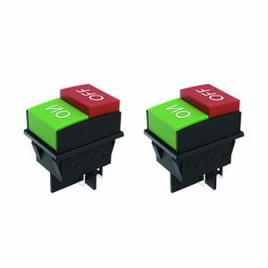 JD 2pcs 30A 125V/250V AC Large Current Rocker Switch ON/Off Switch 4Pins Toggle Switch with UL Certificate (Red green switch) JD 2pcs 30A 125V/250V AC Large Current Rocker Switch ON/Off Switch 4Pins Toggle Switch with UL Certificate (Red green switch)