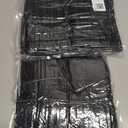 2 x Fisoew Women Summer Sleeveless Maxi Dress Scoop Neck Ribbed Knit Tank Dress (Black)