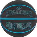 Spalding Outdoor Rubber Basketballs | Performance Rubber Cover Designed for Outdoor Play | Multiple Sizes & Colors (Size 7, 29.5", Street Phantom - Neon Blue/Black)