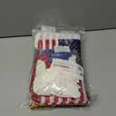 2 x 4th of July Decorations 33ft American String Flags Banner+ 10Pcs Handheld USA Stick Flag+ 30Pcs Red White Blue Balloons+2 Sheet Stickers Party Decor for 4th of July America Patriotic Day Memorial Day